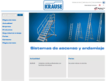 Tablet Screenshot of krause-systems.es