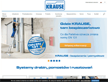 Tablet Screenshot of krause-systems.pl